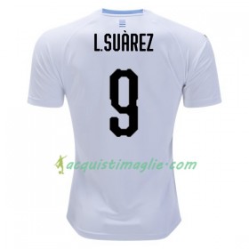 Divisa di Calcio Uruguay L.Suarez 9 Trasferta Mondiali 2018